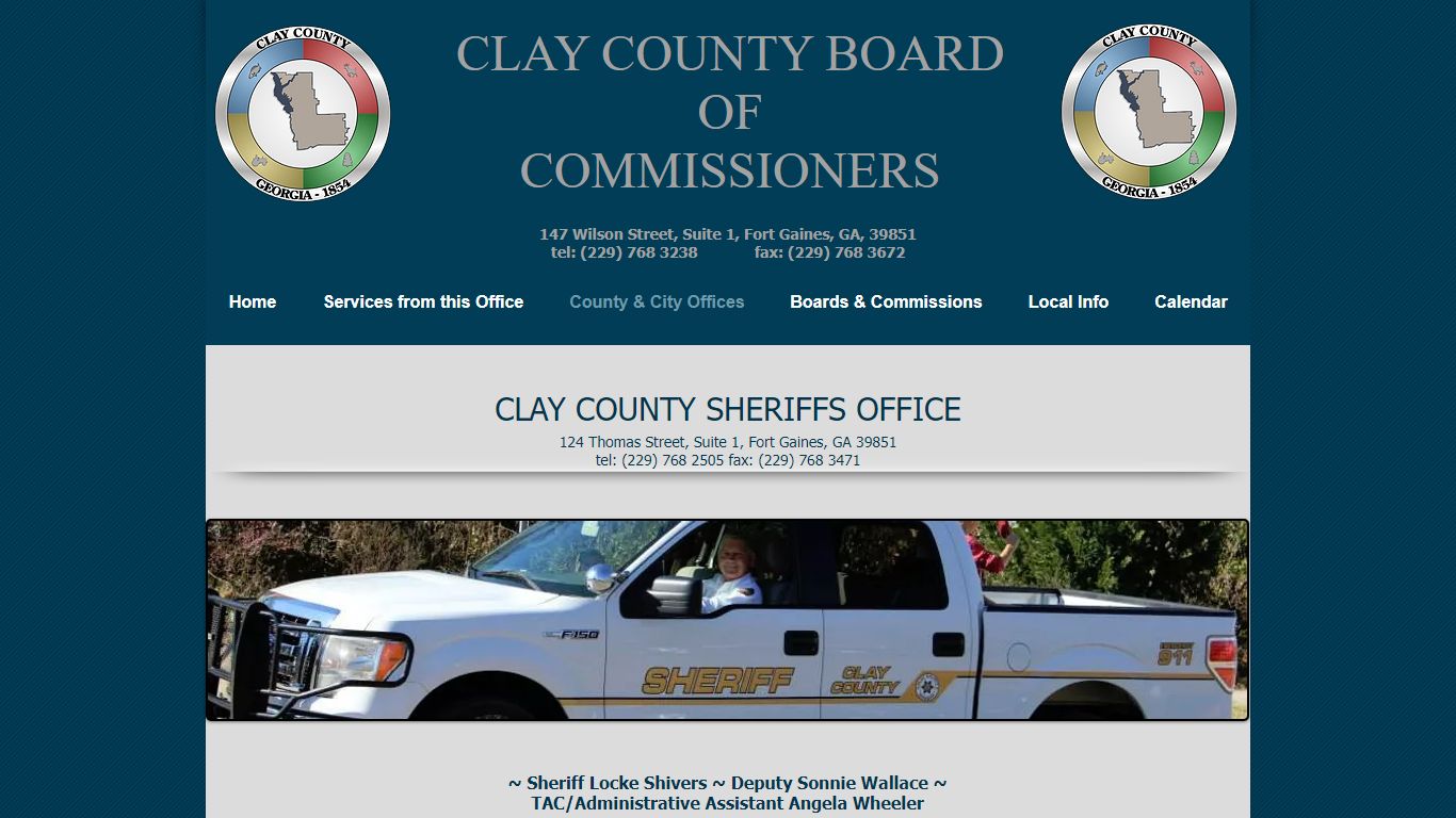 Clay County Sheriffs Department - claycountrygeorgia